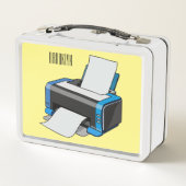 Abbildung des Cartoon Metall Brotdose (Rückseite)