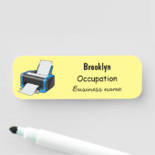 Abbildung des Cartoon Namensschild (Beispiel)