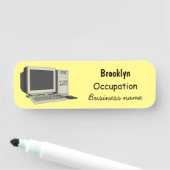 Abbildung des Cartoon Namensschild (Beispiel)