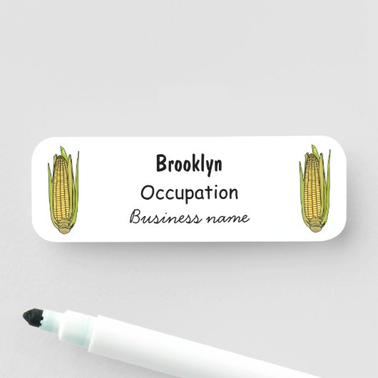 Abbildung des Cartoon Namensschild (Beispiel)