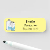 Abbildung des Cartoon Namensschild (Beispiel)