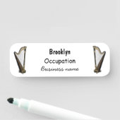 Abbildung des Cartoon Namensschild (Beispiel)