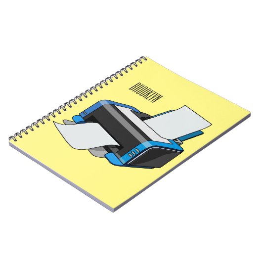 Abbildung des Cartoon Notizblock (Linke Seite)