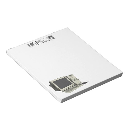 Abbildung des Cartoon Notizblock (angewinkelt)