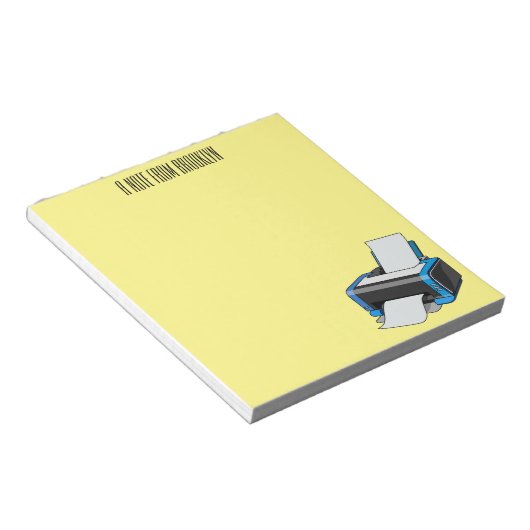 Abbildung des Cartoon Notizblock (angewinkelt)