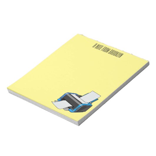 Abbildung des Cartoon Notizblock (Rotiert)