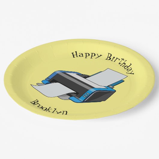 Abbildung des Cartoon Pappteller (Schrägansicht)