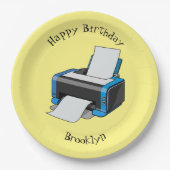 Abbildung des Cartoon Pappteller (Vorderseite)