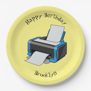 Abbildung des Cartoon Pappteller