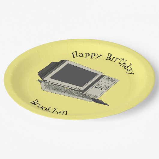 Abbildung des Cartoon Pappteller (Schrägansicht)