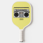 Abbildung des Cartoon Pickleball Schläger (Rückseite)