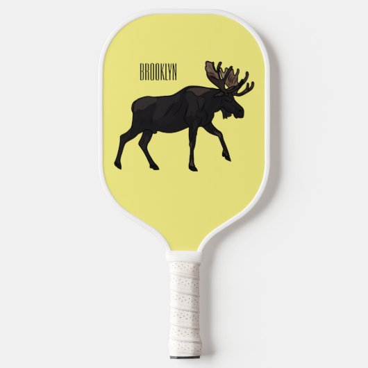 Abbildung des Cartoon Pickleball Schläger (Vorderseite)