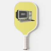 Abbildung des Cartoon Pickleball Schläger (Rückseite)