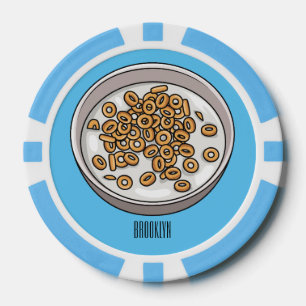 Abbildung des Cartoon Pokerchips