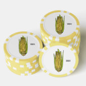 Abbildung des Cartoon Pokerchips (Stapel)
