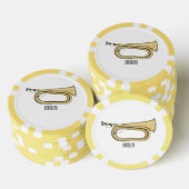 Abbildung des Cartoon Pokerchips (Stapel)