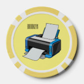 Abbildung des Cartoon Pokerchips (Rückseite)