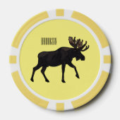 Abbildung des Cartoon Pokerchips (Vorderseite)