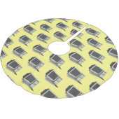 Abbildung des Cartoon Polyester Weihnachtsbaumdecke (Schrägansicht)