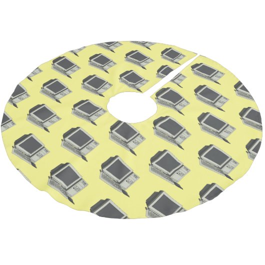 Abbildung des Cartoon Polyester Weihnachtsbaumdecke (Schrägansicht)