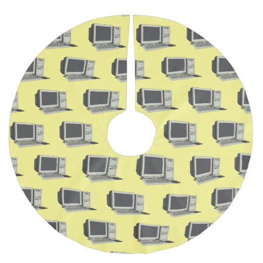 Abbildung des Cartoon Polyester Weihnachtsbaumdecke (Vorderseite)