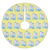 Abbildung des Cartoon Polyester Weihnachtsbaumdecke (Vorderseite)