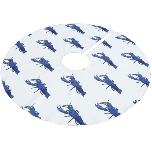 Abbildung des Cartoon Polyester Weihnachtsbaumdecke (Schrägansicht)