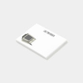 Abbildung des Cartoon Post-it Klebezettel (angewinkelt)