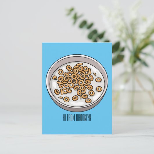 Abbildung des Cartoon Postkarte (Stehend Vorderseite)