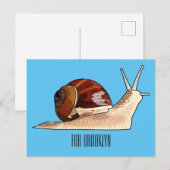 Abbildung des Cartoon Postkarte (Vorne/Hinten)