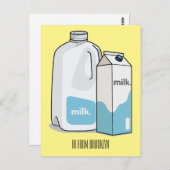 Abbildung des Cartoon Postkarte (Vorne/Hinten)