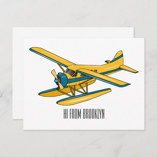 Abbildung des Cartoon Postkarte (Vorne/Hinten)