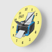 Abbildung des Cartoon Runde Wanduhr (Winkel)