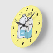 Abbildung des Cartoon Runde Wanduhr (Winkel)