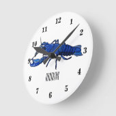 Abbildung des Cartoon Runde Wanduhr (Winkel)