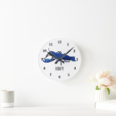 Abbildung des Cartoon Runde Wanduhr (Zuhause)