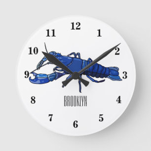 Abbildung des Cartoon Runde Wanduhr