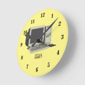 Abbildung des Cartoon Runde Wanduhr (Winkel)