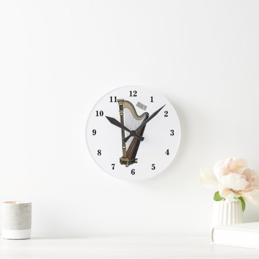 Abbildung des Cartoon Runde Wanduhr (Zuhause)