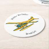 Abbildung des Cartoon Runder Pappuntersetzer (Angewinkelt)