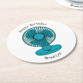 Abbildung des Cartoon Runder Pappuntersetzer (Angewinkelt)