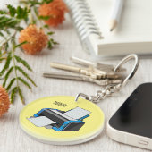 Abbildung des Cartoon Schlüsselanhänger (Vorderseite rechts)