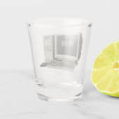 Abbildung des Cartoon Schnapsglas (Rückseite)