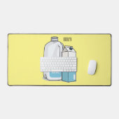 Abbildung des Cartoon Schreibtischunterlage (Tastatur & Maus)