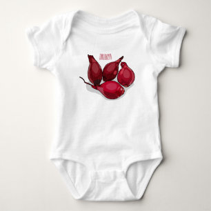 Abbildung des Cartoon Shallot Baby Strampler