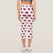 Abbildung des Cartoon Shallot Capri Leggings (Rückseite)