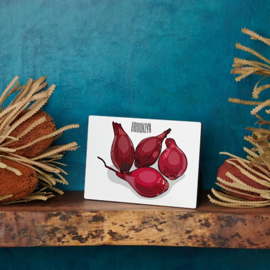 Abbildung des Cartoon Shallot Fotoplatte (Seite)