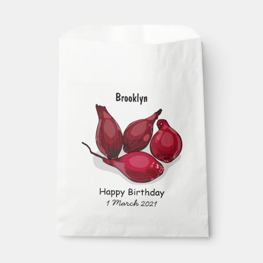 Abbildung des Cartoon Shallot Geschenktütchen (Vorderseite)