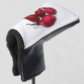 Abbildung des Cartoon Shallot Golf Headcover (3/4 Vorderseite)