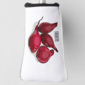 Abbildung des Cartoon Shallot Golf Headcover (Rotieren 90)